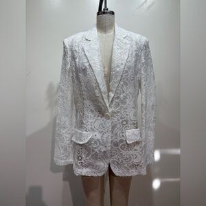Ronny Kobo Lace Blazer